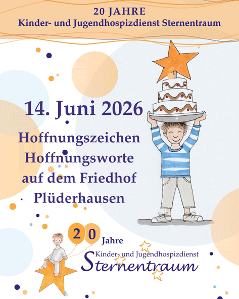 Hoffnungszeichen 14. Juni 2026 Hoffnungszeichen Hoffnungsworte auf dem Friedhof Plüderhausen